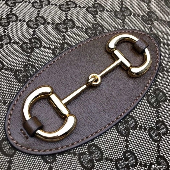 Hyper Peter GUCCI large tote 1955 bag Horsebit 0725